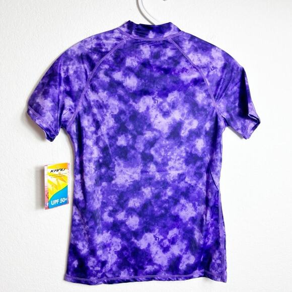 Kanu Surf Purple Girls Swimming Rashguard Size XS Brand New UPF 50+ - Picture 5 of 6